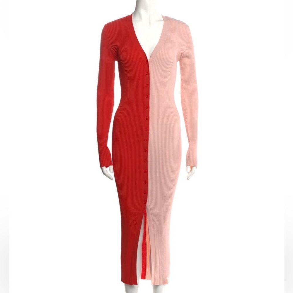 Staud Colorblock Sweater dress